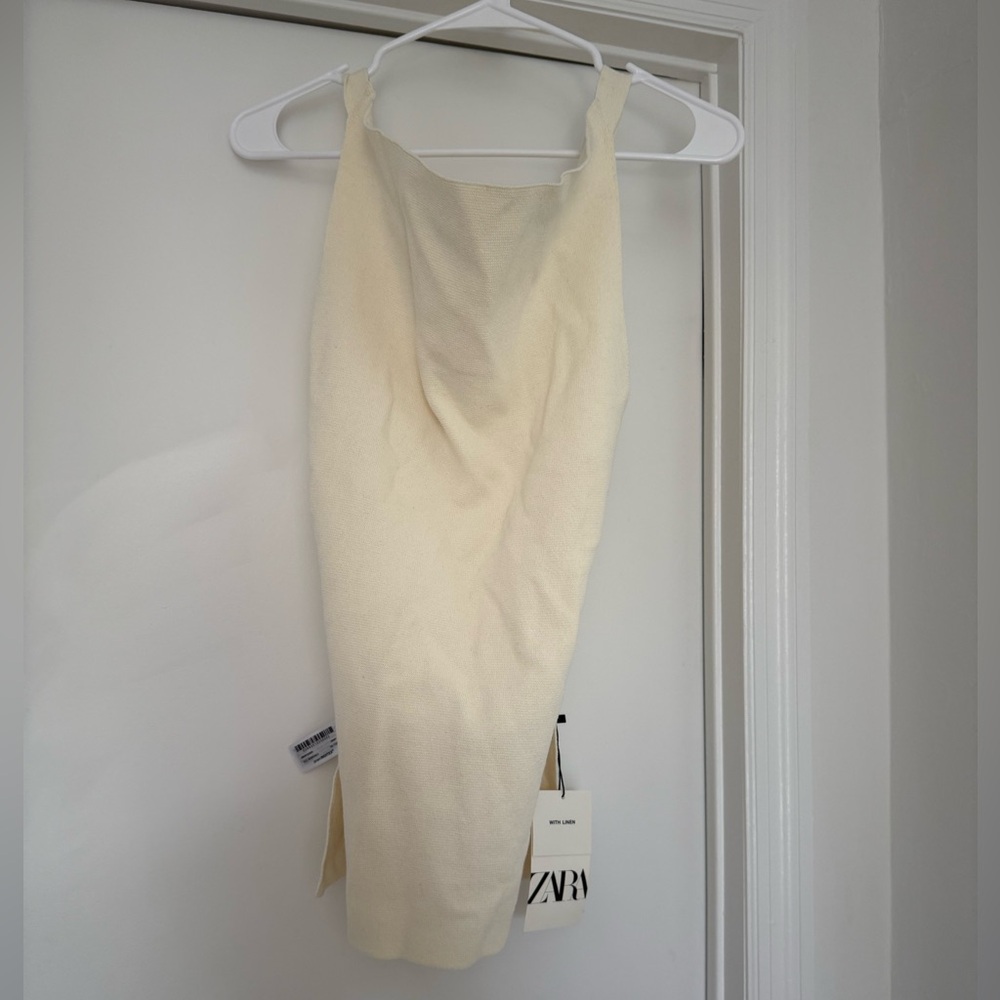 Zara Openback Knit Top